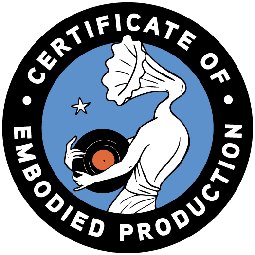 Certificate of Embodied Production seal